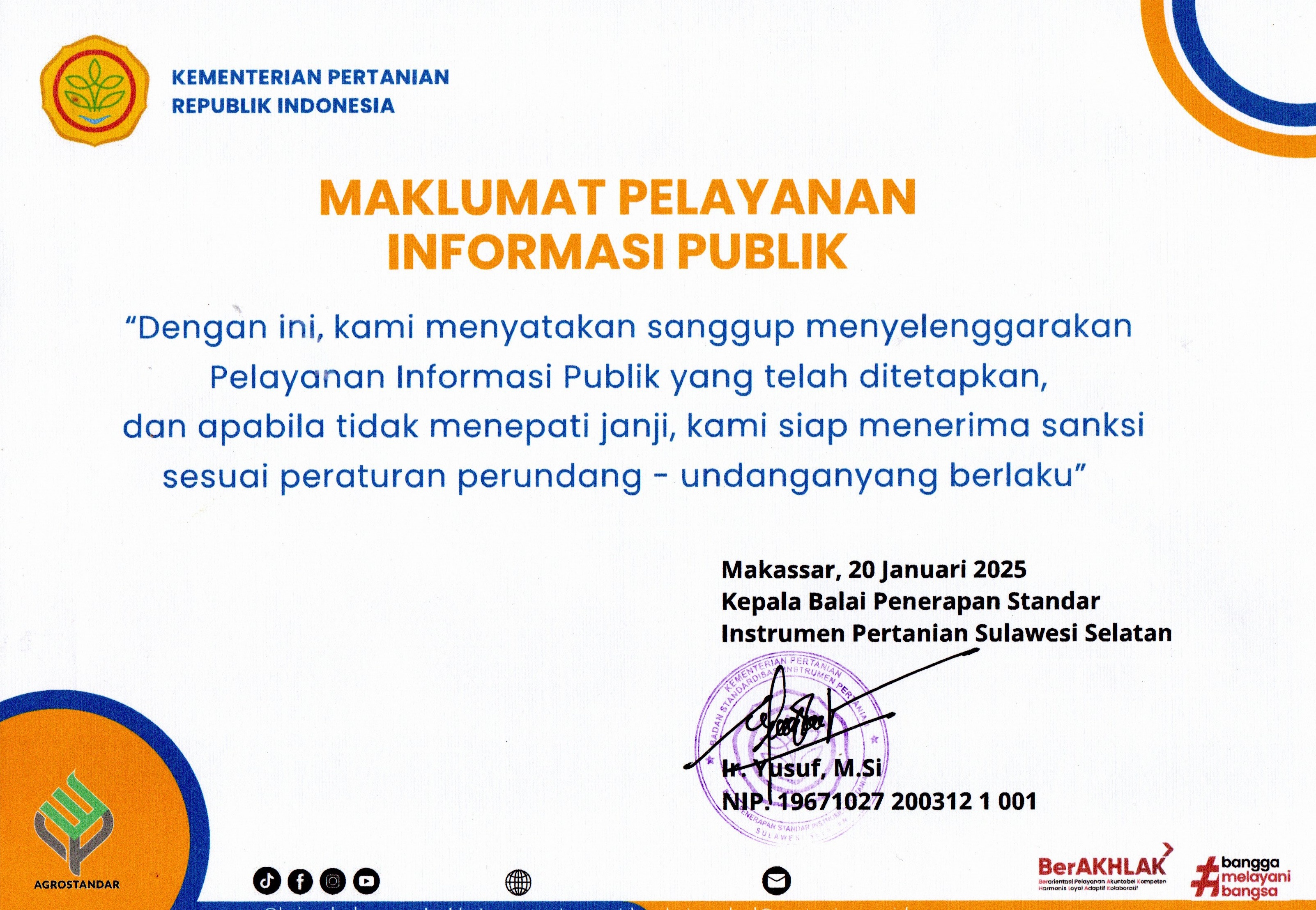 Maklumat layanan